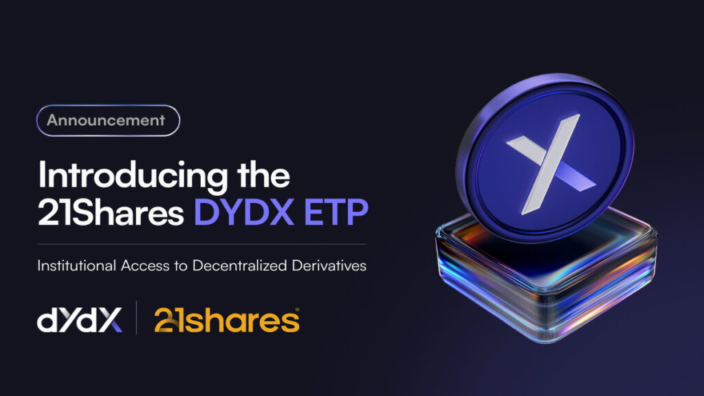 21Shares Lanza Nuevo ETP para el Token Nativo de dYdX