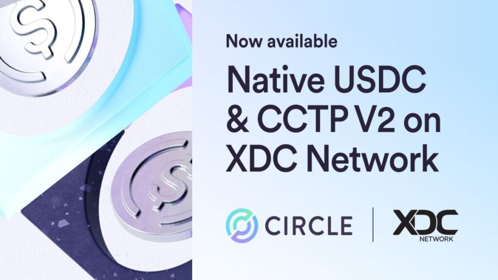 USDC Ya Está Disponible en la Red XDC para Tokenización de Activos Reales y Pagos Empresariales