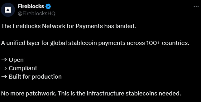 Fireblocks stablecoins