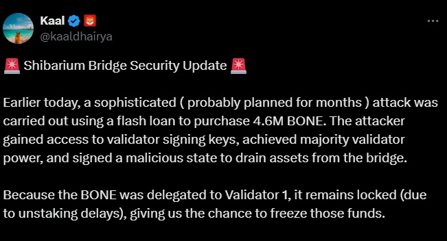 Exploit shibarium k9 finance