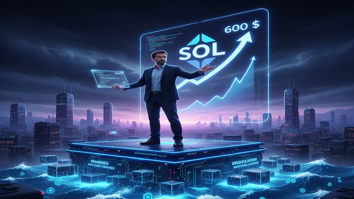 Solana (SOL) se consolida sobre $190, con analistas proyectando un objetivo técnico a largo plazo de $600.