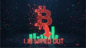 Liquidación masiva en cripto: $1.1 mil millones borrados en 24 horas. Caída de precios golpea a 210,000 traders, con $974M en posiciones largas destruidas.