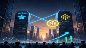 Coinbase añadió a BNB, el token de su principal competidor Binance, a su hoja de ruta oficial de listados.