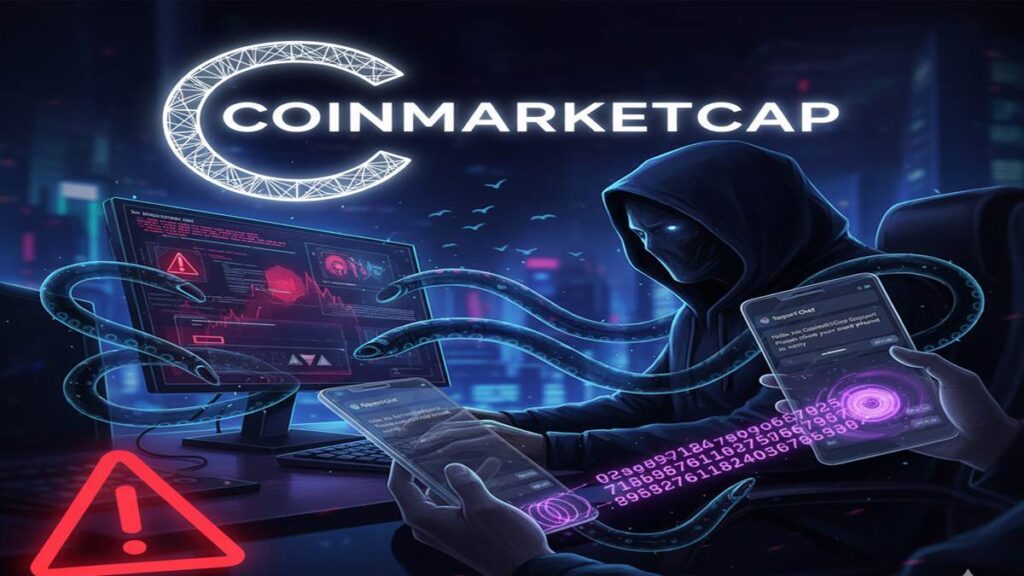 CoinMarketCap advirtió sobre estafadores que se hacen pasar por su equipo de soporte.