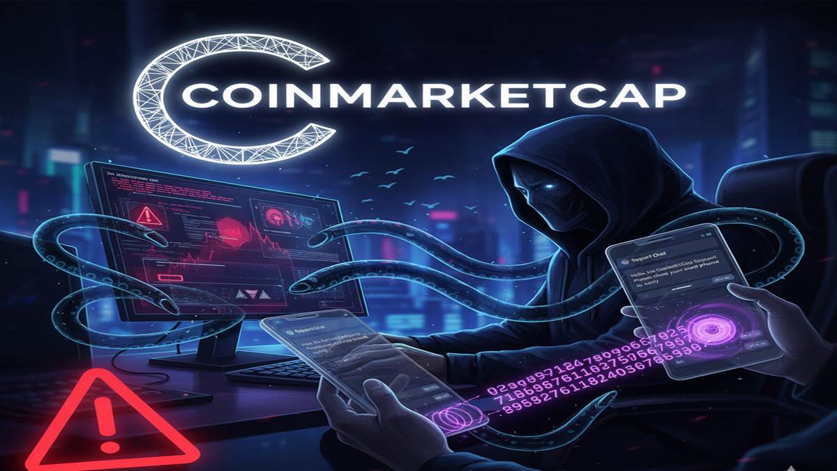 CoinMarketCap advirtió sobre estafadores que se hacen pasar por su equipo de soporte.