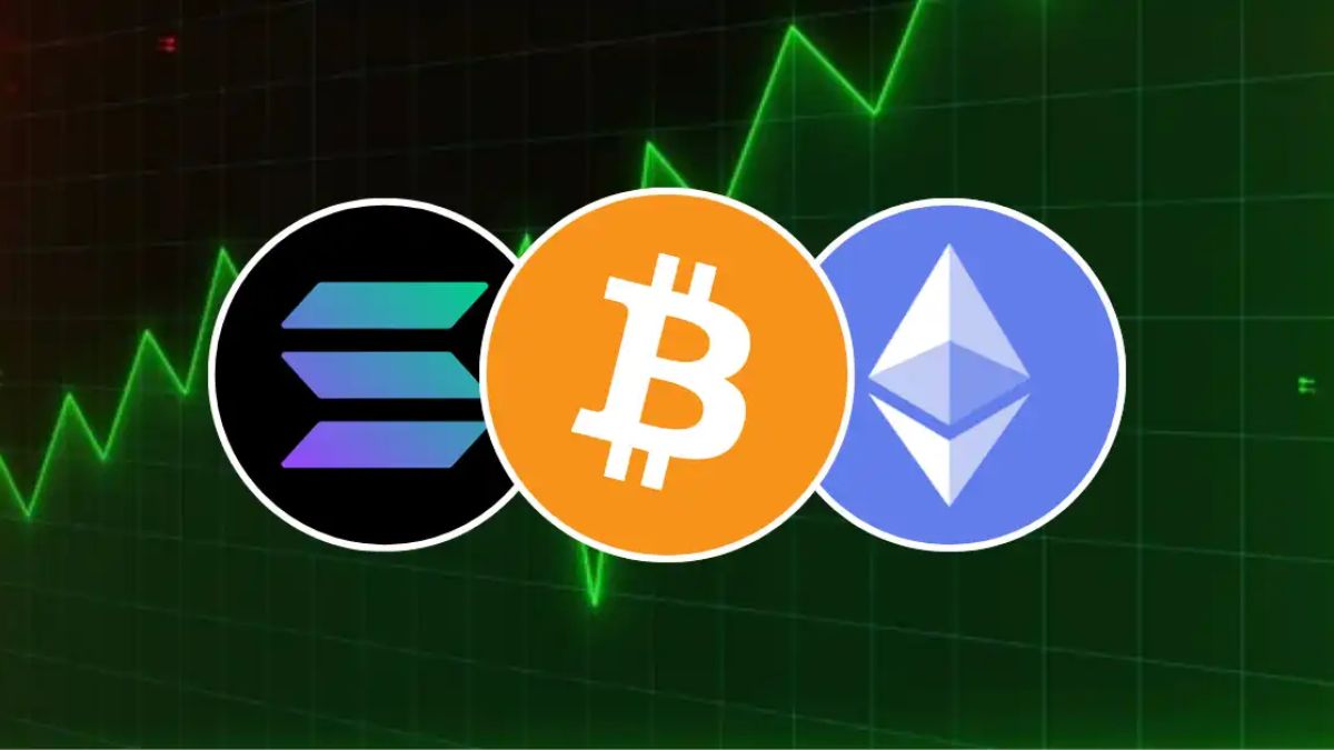 Bitcoin Supera los 115K mientras Ethereum y Solana Extienden la Racha Alcista