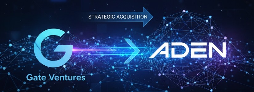 Gate Ventures adquiere ADEN, un destacado exchange descentralizado de swaps perpetuos con $20B de volumen mensual