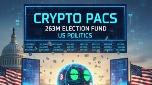 Los PACs de cripto recaudan $263 millones para las elecciones de mitad de mandato de EE. UU. 2026, superando al petróleo y gas y marcando influencia política.