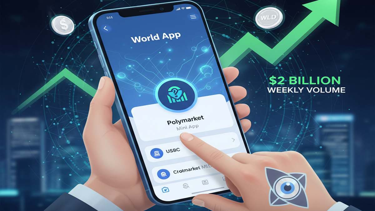 Polymarket se ha integrado como una "Mini App" dentro de World App, el proyecto de identidad digital de Sam Altman.