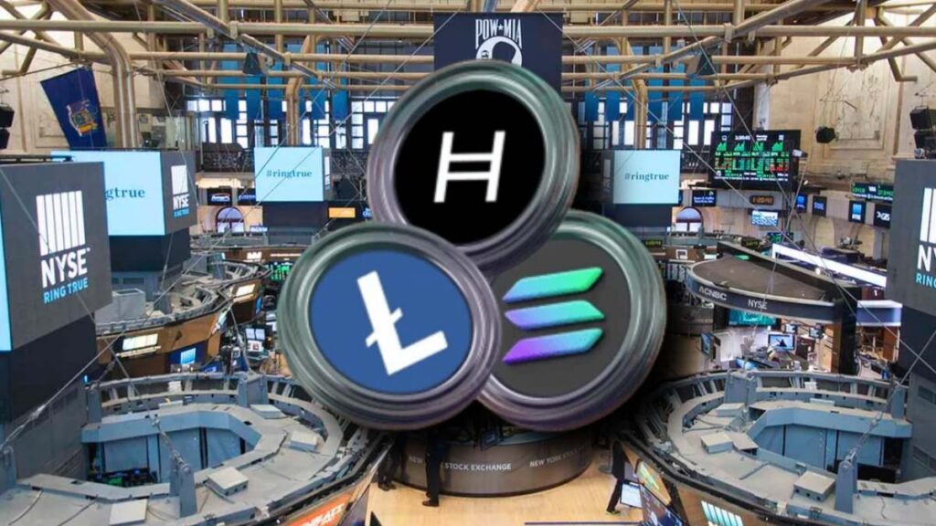NYSE Da La Bienvenida A ETFs de Hedera, Litecoin y Solana esta Semana