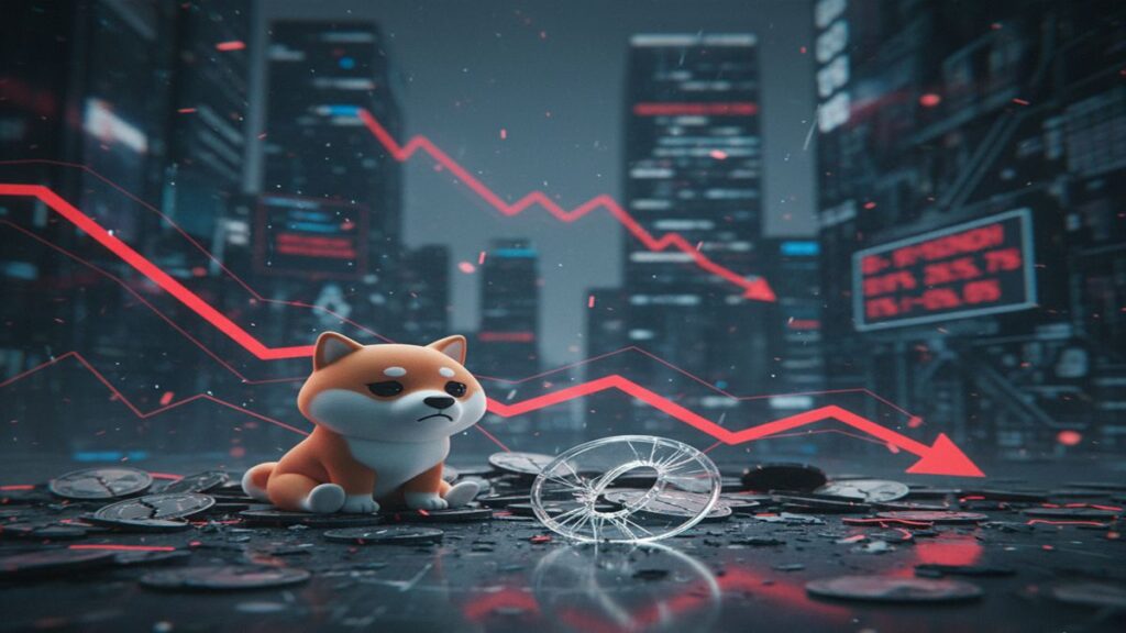 Shiba Inu se desplomó más del 8.5% en 24 horas, volviendo a cotizar con cinco ceros ($0.000009351).