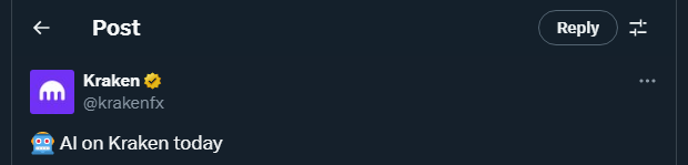 Tweet de krakenfx