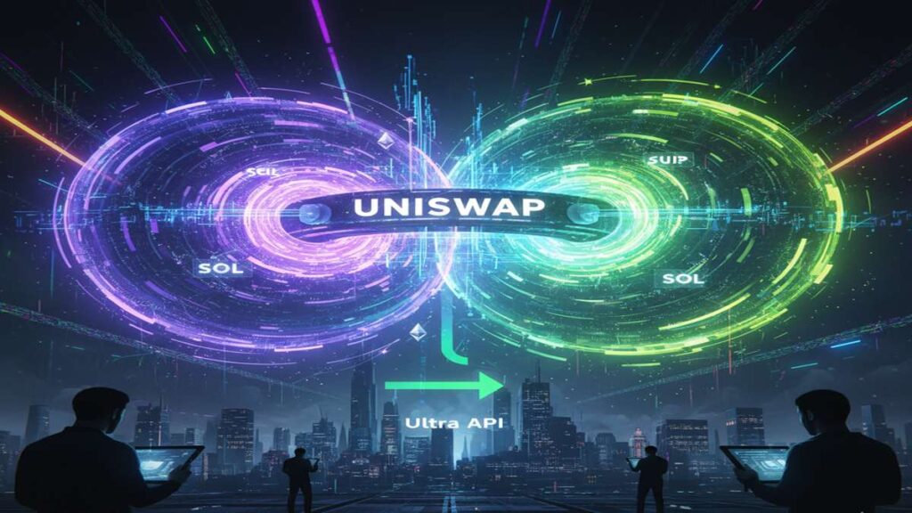 Uniswap ha integrado la liquidez de Solana directamente en su interfaz web principal.