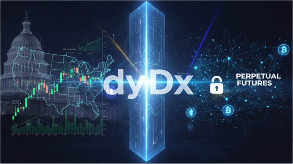 dYdX confirma su lanzamiento en EE. UU. para 2025. Iniciará con trading spot, pero deja fuera los futuros perpetuos esperando claridad de la SEC y CFTC.