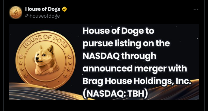 House of doge nasdaq