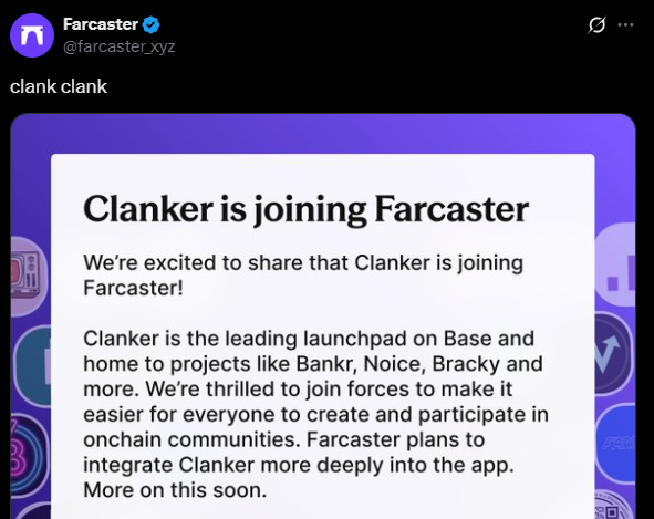 FARCASTER TWEET