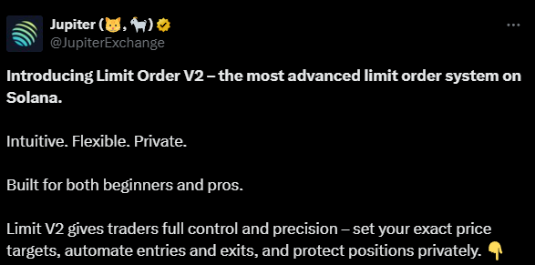 jupiter v2 limit orders