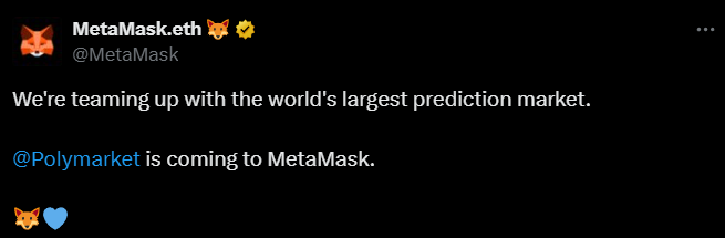 metamask polymarket