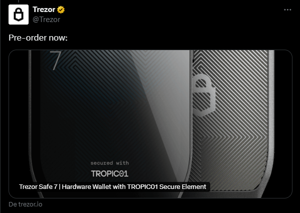 trezor safe 7