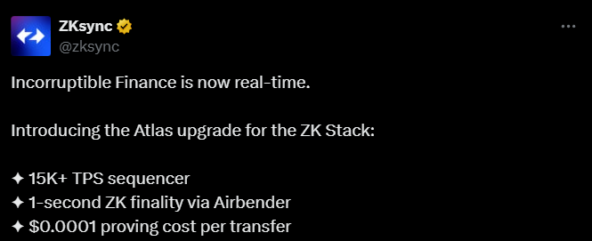 ZKSYNC ATLAS