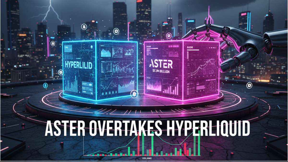 El DEX Aster supera a Hyperliquid en volumen de 24 horas, alcanzando $11.94B e impulsado por el respaldo de CZ y su enfoque en el retail.