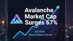 La capitalización de mercado de Avalanche sube un 67% en el tercer trimestre de 2025