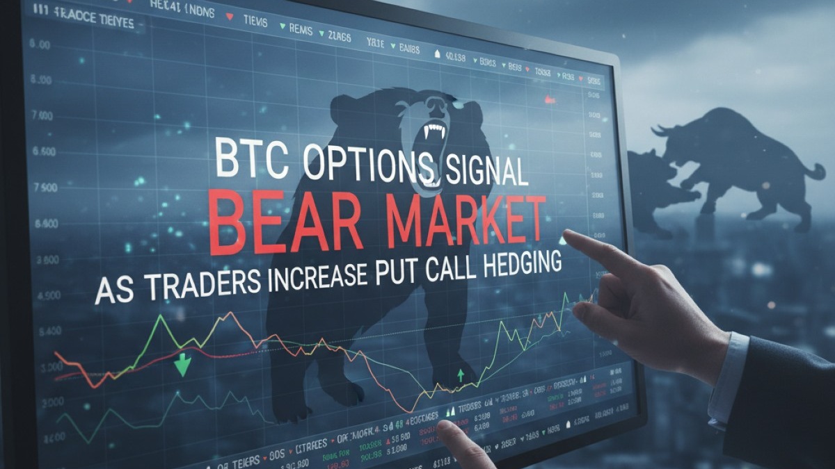 Las opciones de BTC indican un posible mercado bajista a corto plazo