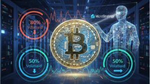 Bitcoin volatilidad Saylor MicroStrategy-