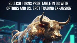 Bullish registra ganancias en el Q3 impulsadas por el crecimiento en opciones, la expansión del trading spot en EE.UU. y el aumento de actividad institucional.