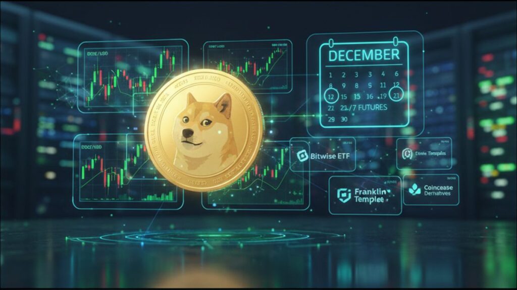 Dogecoin ETFs y Futuros Diciembre-