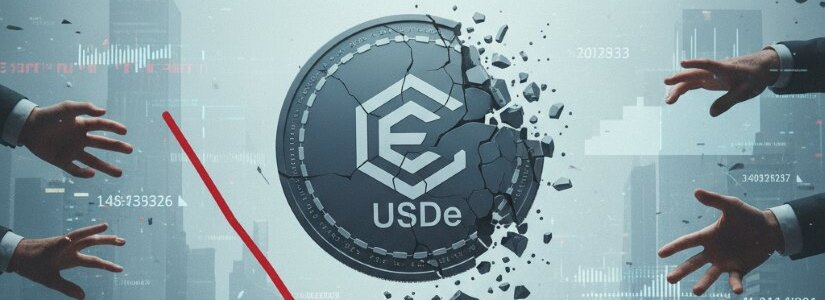 La oferta de USDe de Ethena cayó un 40% por cautela de traders y bajos rendimientos.