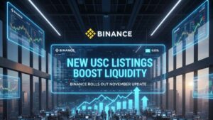 Binance añade dos nuevos pares de USDC en la actualización de noviembre, aumentando la liquidez y las opciones de trading para los inversores en la plataforma.