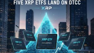 Cinco fondos cotizados en bolsa (ETF) de XRP fueron listados en la Depository Trust & Clearing Corporation (DTCC)