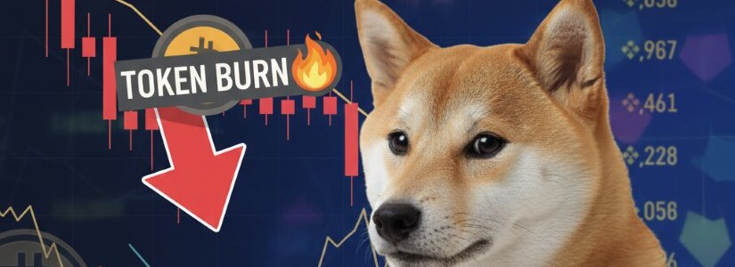 Shiba Inu cayó 5% pese a iniciativas de quema de tokens.