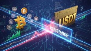 Según datos compartidos por ETH Daily en X, la dominancia de Tether (USDT) está probando un nivel clave de resistencia, lo que indica un posible punto de inflexión para Bitcoin y las altcoins.