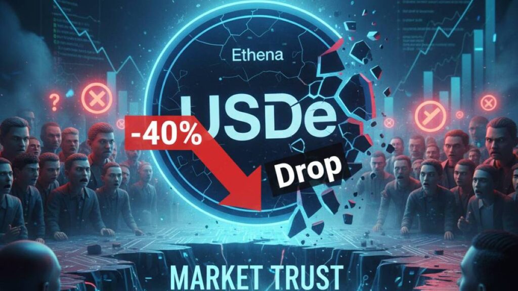 La oferta de USDe de Ethena cayó un 40% mientras los traders evitan apuestas cripto arriesgadas, generando dudas sobre rendimientos y confianza en el mercado.