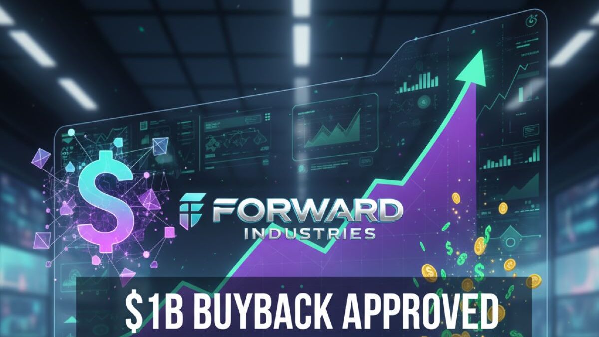 Forward Industries lanza un programa de recompra de acciones por $1.000 millones mientras integra herramientas de tesorería basadas en Solana.