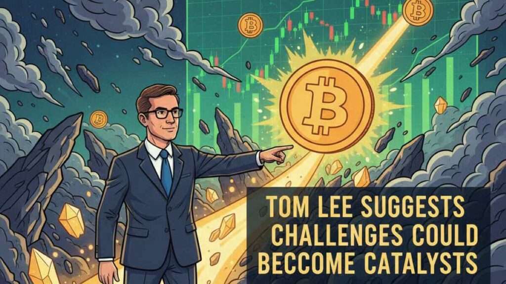 Tom Lee ve potencial para que Bitcoin se recupere, ya que los obstáculos actuales podrían convertirse en oportunidades para los inversores.