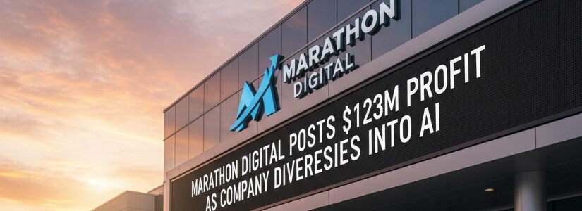 Marathon Digital registró $123 millones en ganancias impulsadas por su diversificación hacia la IA.