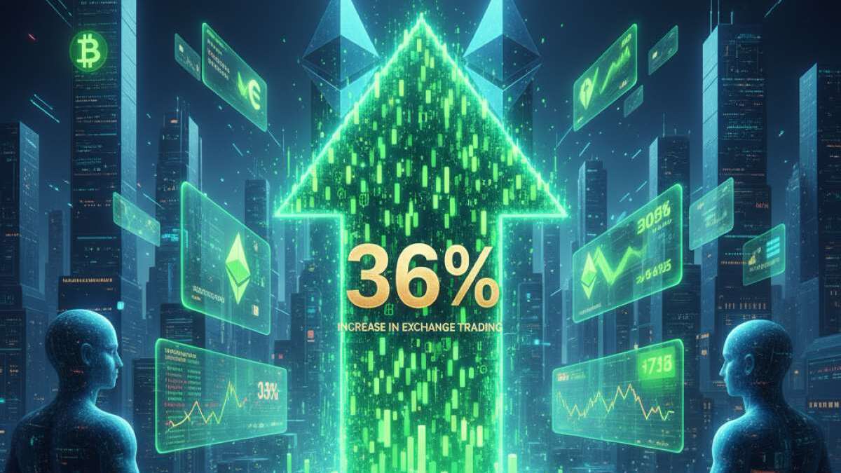 Los volúmenes de trading cripto suben 36% en octubre, señalando confianza renovada de inversores y mayor participación en activos digitales.