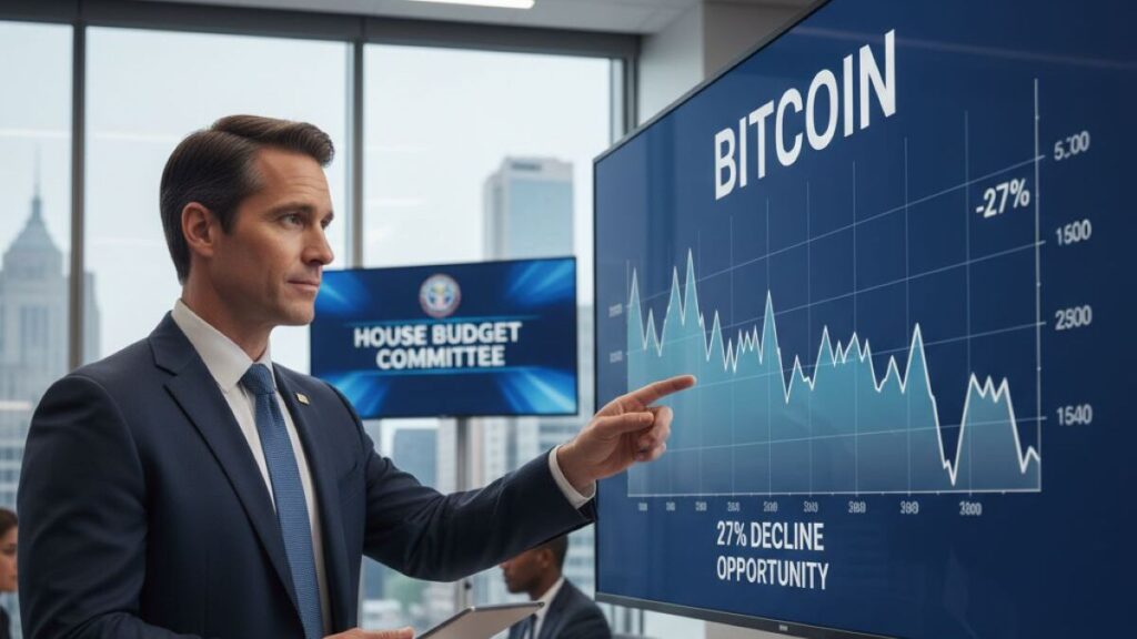 El representante Brandon Gill compra $300K en Bitcoin tras una caída del 27%