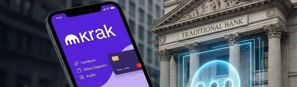 Kraken ahora ofrece una tarjeta de débito Mastercard con 1% de reembolso y gasto multi-activo.