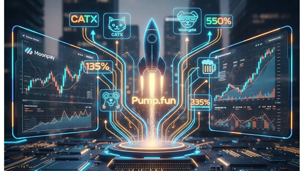Nuevos tokens meme registran ganancias extraordinarias, con 67COIN subiendo +19,810% en siete días.