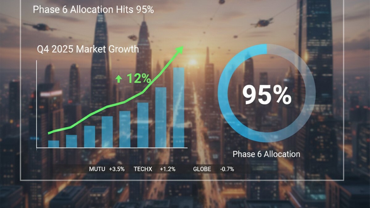 Mutuum Finance reporta un sólido desempeño en el Q4 2025, con la asignación de la Fase 6 alcanzando 95 % y un crecimiento triple en la preventa.
