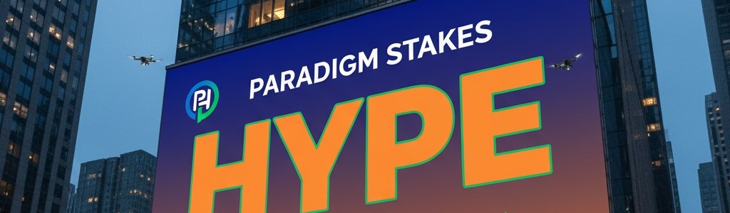 Paradigm compromete $581M en HYPE, reflejando confianza institucional.