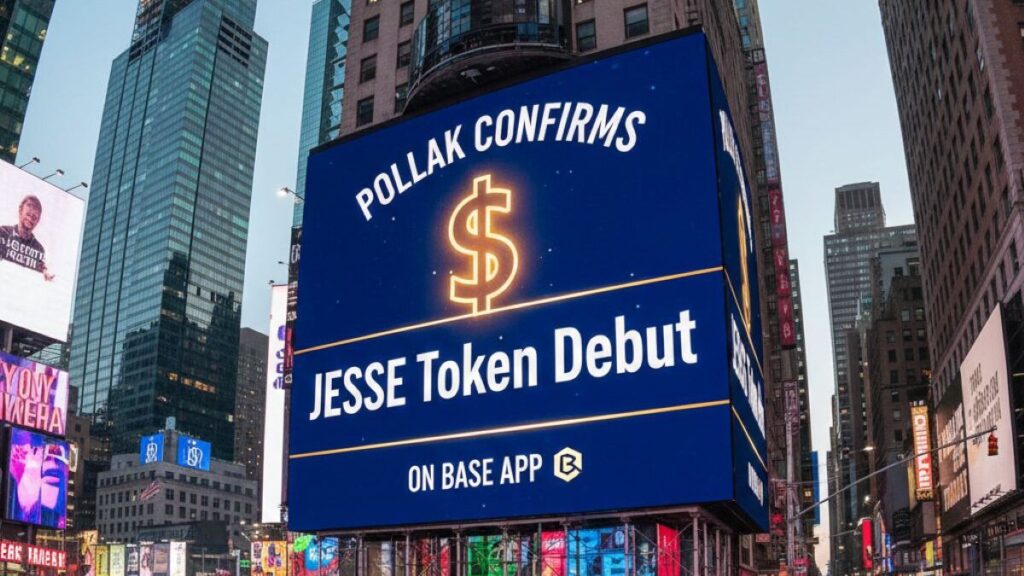 Jesse Pollak confirmó el debut del token $JESSE en la Base app, marcando una nueva entrada en el ecosistema de capa 2.
