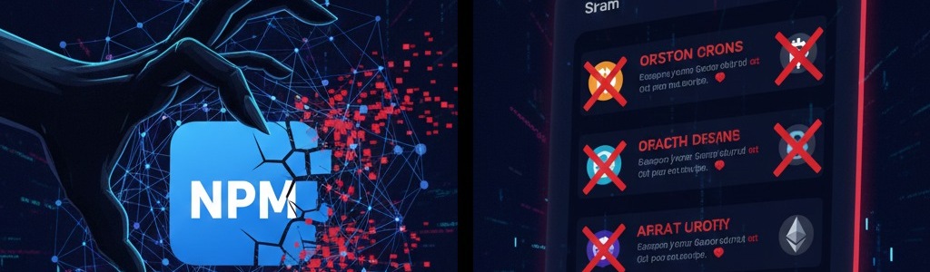 El malware Shai Hulud infecta más de 400 paquetes NPM, incluidas diez librerías críticas de ENS y cripto.
