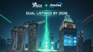 La Bolsa de Singapur (SGX) anunció una asociación con Nasdaq con el objetivo de facilitar cotizaciones duales para empresas a partir de 2026