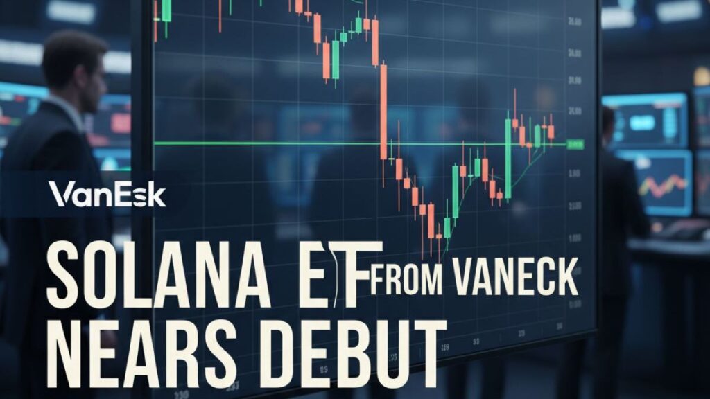 El ETF de Solana de VanEck está por lanzarse mientras SOL prueba su línea de soporte de cinco años, señalando un optimismo cauteloso entre traders e inversores.