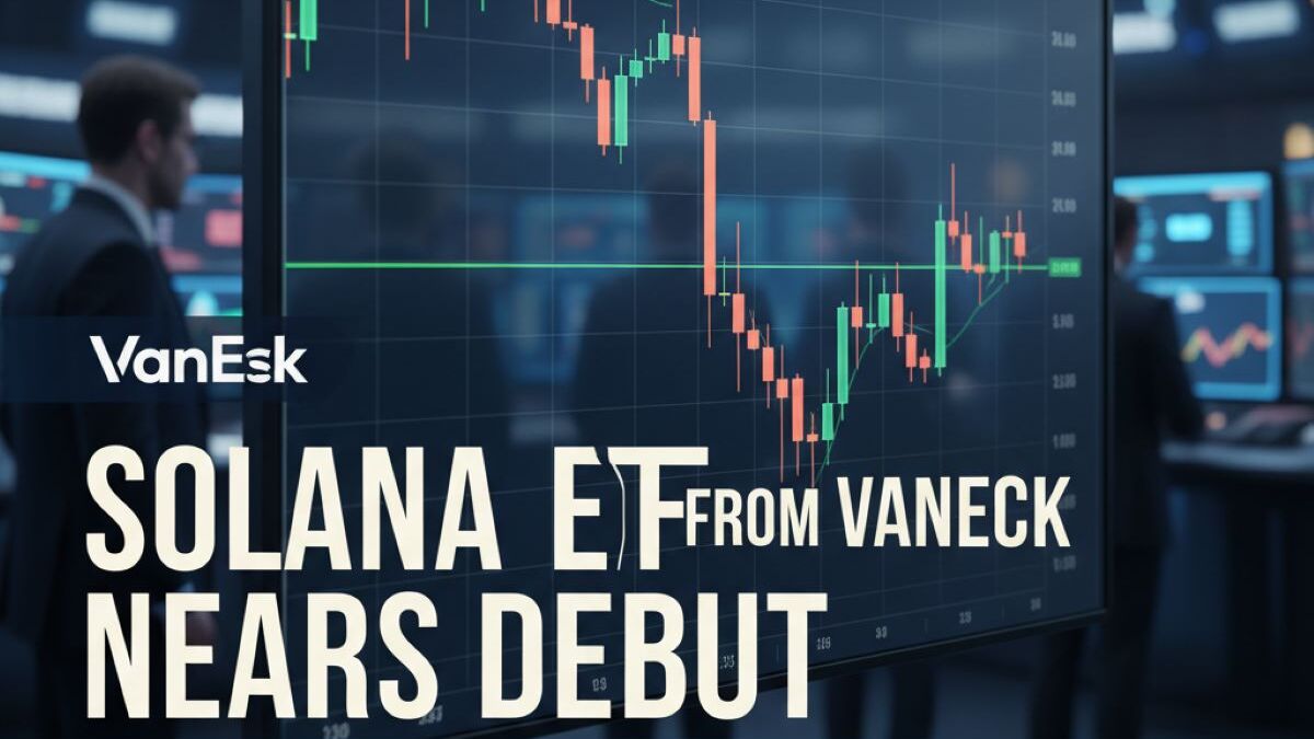 El ETF de Solana de VanEck está por lanzarse mientras SOL prueba su línea de soporte de cinco años, señalando un optimismo cauteloso entre traders e inversores.